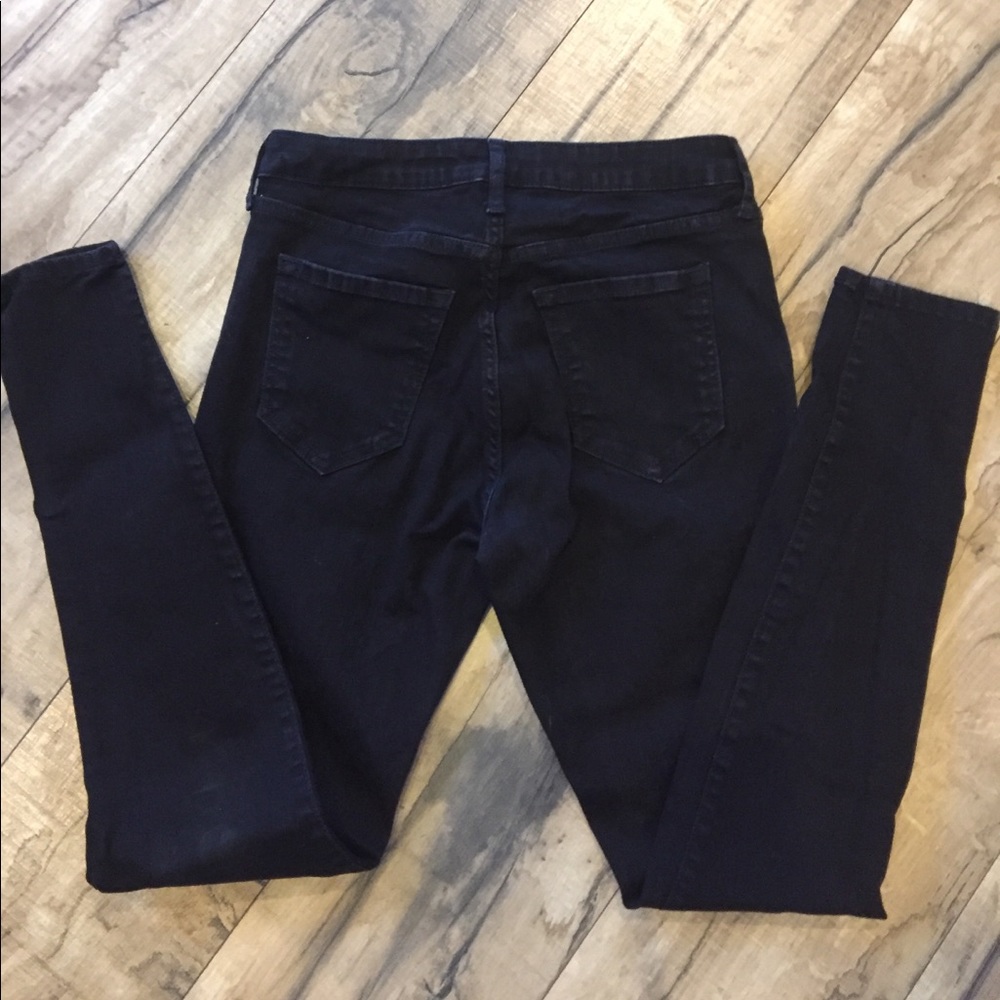 Gap Black Denim hi-Rise Leggings - Picture 2 of 4